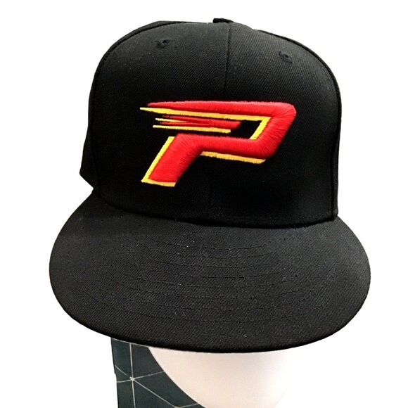 PARACLETE MENS BLACK STRETCH FITTED TEAM LOGO HAT- SIZE 71/4 Pittsburgh - Picture 2 of 7